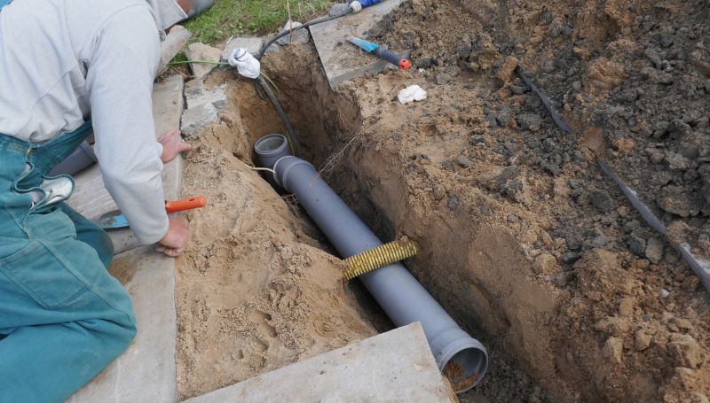 Sewage Line Installation